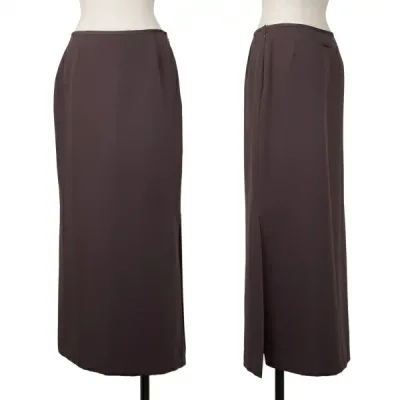 【中古】 ジャンポールゴルチエ ファムJean Paul GAULTIER FEMME ポリコットンスリットスカート 紫40【レディース】