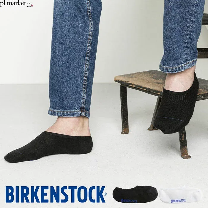 【10%OFFクーポン/2026春夏新作】ビルケンシュトック BIRKENSTOCK 靴下 ソックス フットカバー コットンソールインビジブル メンズ レディース ユニセックス ブラック 黒 ホワイト 白 正規取扱店 1009399/1009398/1009262/1009829