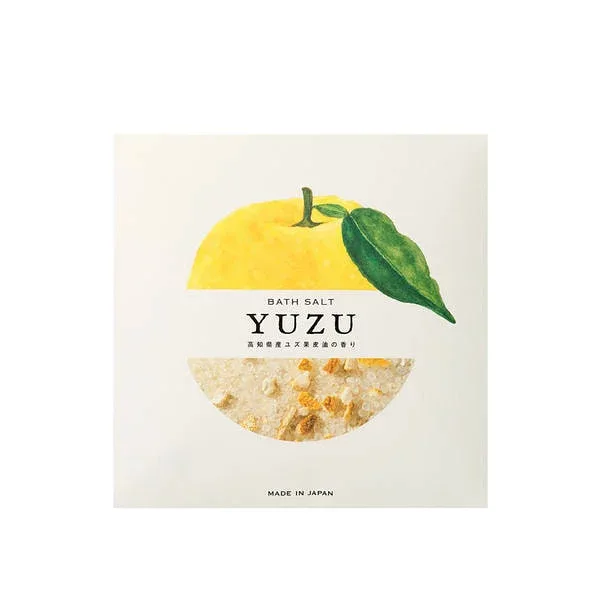【DAILY AROMA JAPAN】 デイリーアロマジャパン 高知県産YUZU ピール入りバスソルト 40g サロン専売品 プロ用 おすすめ