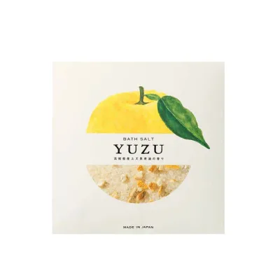 【DAILY AROMA JAPAN】 デイリーアロマジャパン 高知県産YUZU ピール入りバスソルト 40g サロン専売品 プロ用 おすすめ
