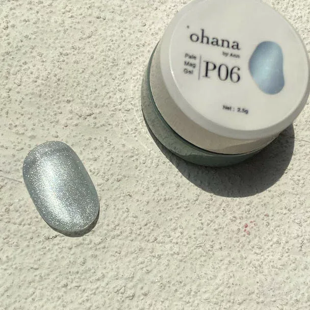 【Ann Gel】 `ohana ペールマグジェル P06 ペールライトブルー サロン専売品 プロ用 おすすめ ジェルネイル セルフネイル
