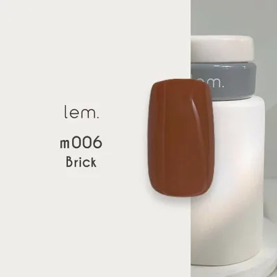 lem. カラージェル m006 ブリック サロン専売品 プロ用 おすすめ ジェルネイル セルフネイル