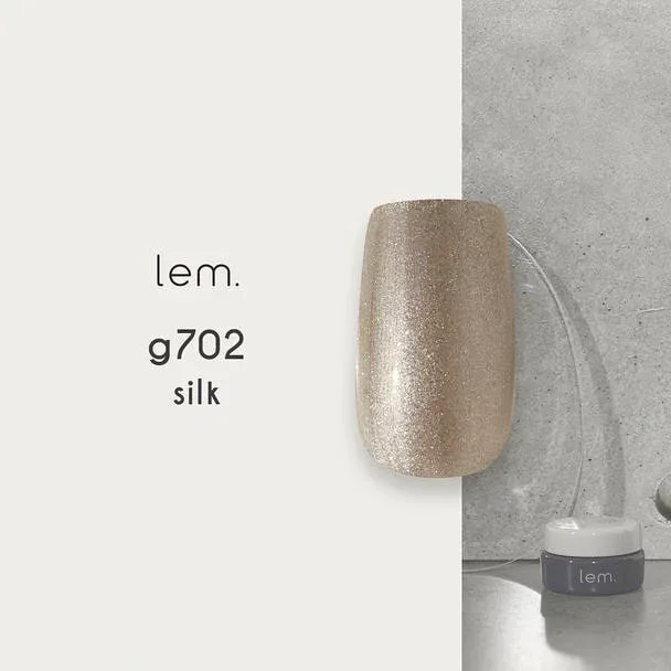 lem. カラージェル g702 シルク サロン専売品 プロ用 おすすめ ジェルネイル セルフネイル