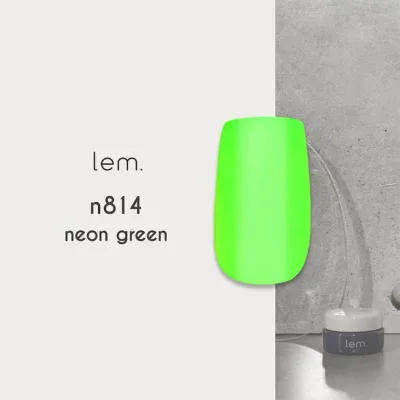 lem. カラージェル n814 ネオングリーン サロン専売品 プロ用 おすすめ ジェルネイル セルフネイル