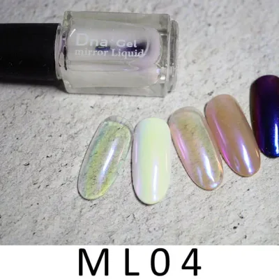 【Dna Gel】 DnaGel ミラーリキッド ML04 パープル 5ml サロン専売品 プロ用 おすすめ ジェルネイル セルフネイル