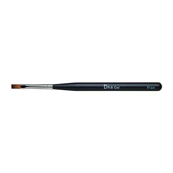 Dna Gel フラットブラシ (キャップ付き) サロン専売品 プロ用 おすすめ ジェルネイル セルフネイル