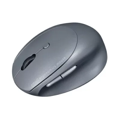 サンワサプライ MA-EBBS522BK 静音Bluetooth小型エルゴノミクスマウス(充電式・5ボタン・ブラック)