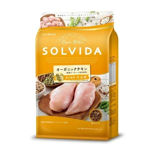 ソルビダ 子犬用 グレインフリーチキン 1.8kg 【SOLVIDA ドッグフード】○