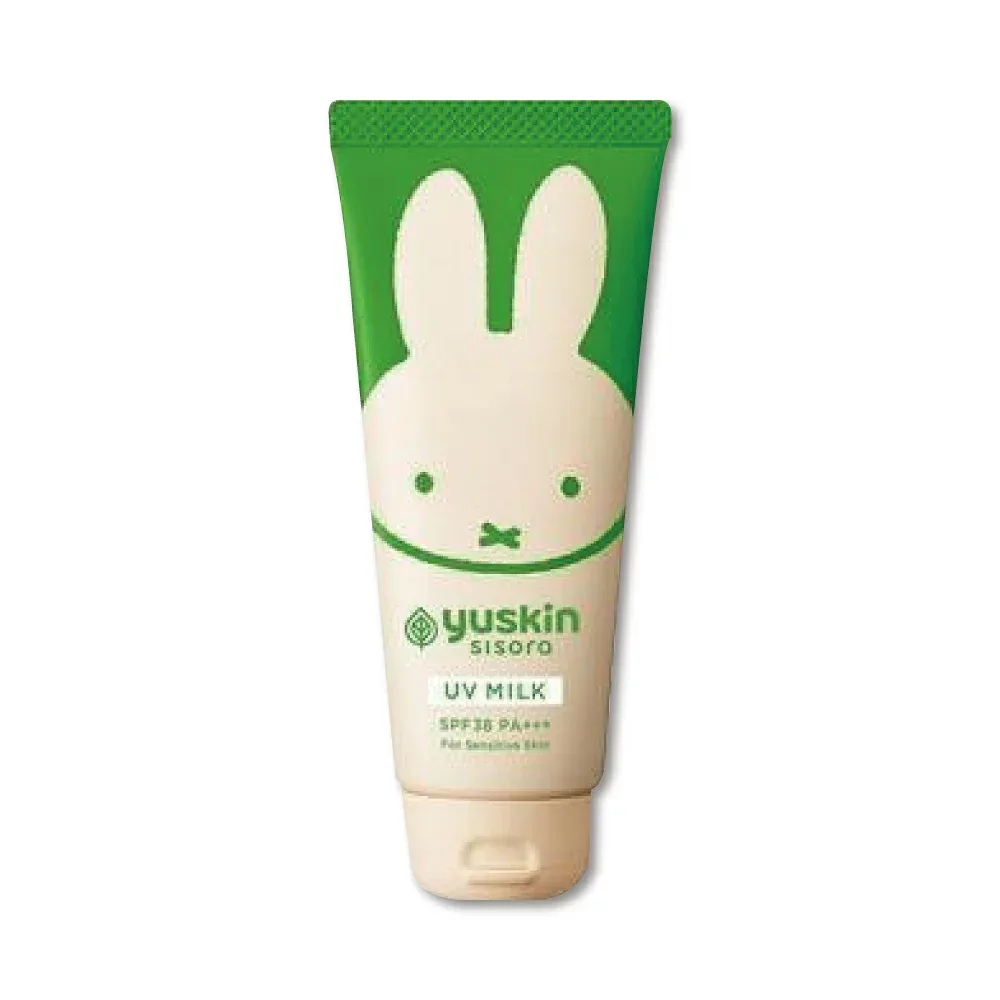 『 シソラ UVミルク ミッフィー 80g』SPF38 超敏感肌用 顔・身体用 日焼け止め 普段使いに