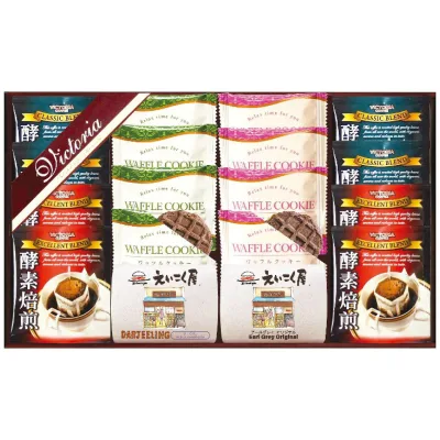 ドリップコーヒー&紅茶・ワッフルクッキーセット VEM-30 VEM-30