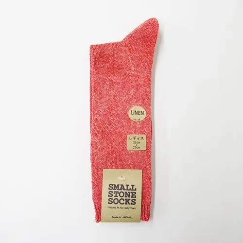 SMALL STONE SO-1026 麻混ムジソックス/RD12