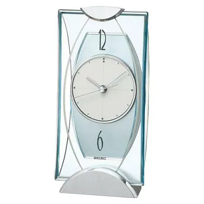 セイコークロック(Seiko Clock) セイコー クロック 置き時計 アナログ 銀色 メタリック BZ334S SEIKO