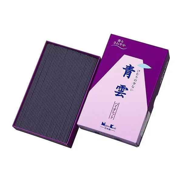 線香 青雲 バイオレット 爽やかな香り 微煙 徳用 バラ詰 190g