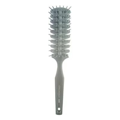 ヘアブラシ スケルトンブラシ フック付き スタイリング用 髪留め ヘアーブラッシング
