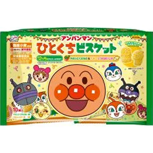 不二家 アンパンマンひとくちビスケット 10P×15袋