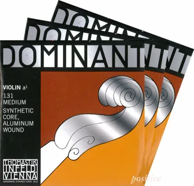 【Dominant】ドミナントバイオリン弦 2A、3D(アルミ巻)、4G セット 各サイズ