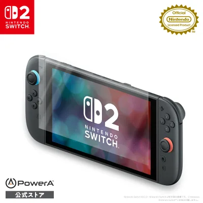 【PowerA 公式ストア】パワーエー 保護フィルム for Nintendo Switch 2 【任天堂公式ライセンス商品】国内2年保証