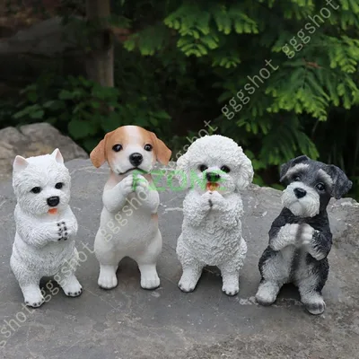 犬の置物 ビーグル 子犬 いぬ イヌ 動物 オーナメント ガーデン 犬 置物 置き物 オーナメント ガーデニング おもしろグッズ オブジェ 卓上 机の飾り老人の日