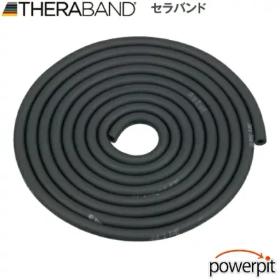 #TTB-15 セラチューブ ブラック トレーニング ラバーチューブ チューブ リハビリ インナーマッスル 自宅トレーニング ホームトレーニング 筋トレ 筋力トレーニング ロコモティブシンドローム 筋力強化 ダイエット 減量 TheraBand D&M デイエム ライザップ RIZAP