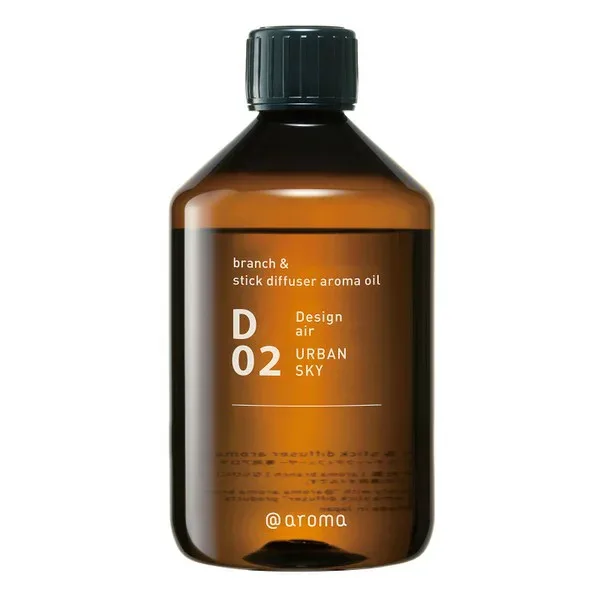 アットアロマ D02 アーバンスカイ ブランチ&スティックディフューザー専用アロマオイル 450ml【代引不可】TS