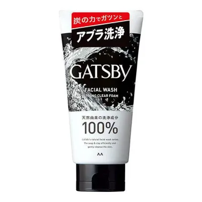 ギャツビー フェイシャルウォッシュ ストロングクリアフォーム 洗顔フォーム 130g マンダム XP1025