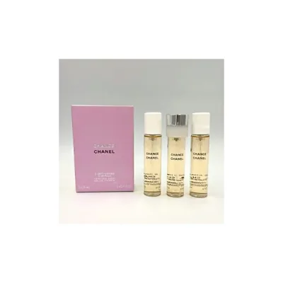 CHANEL シャネル 香水 レディース チャンス オードトワレ EDT ツイスト&スプレー リフィル 20ml ×3 フレグランス 誕生日 新生活 クリスマス ギフト プレゼント XP1025