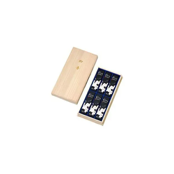 花の旅(花みずき) 短寸6箱 桐箱入り 奥野晴明堂 XP1025