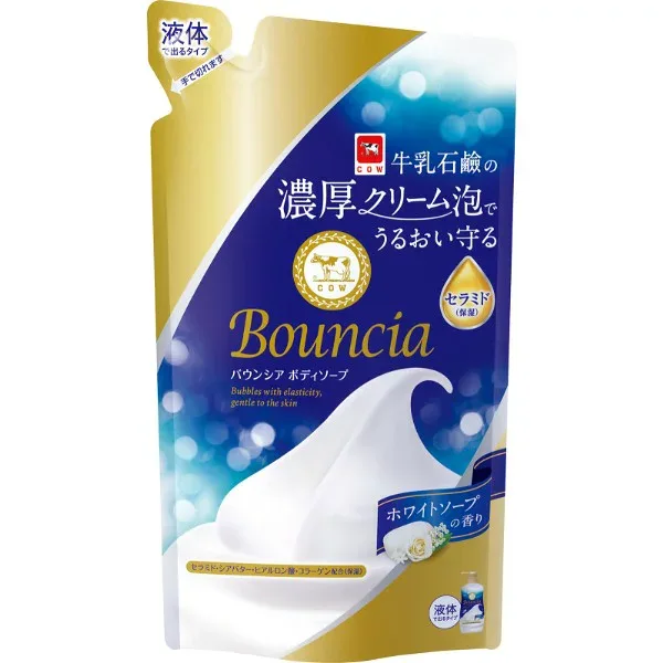 バウンシア ボディソープ ホワイトソープの香り 詰替用 340ml 牛乳石鹸