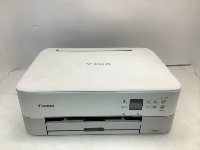【中古】Canon プリンター A4インクジェット複合機 PIXUS TS5330 ホワイト 2019年モデル テレワーク向け
