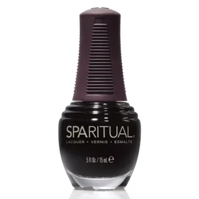 SpaRitual スパリチュアル ネイルラッカー 品番 80142 ストリートスマート 15mL ブラック 【SpaRitual JAPAN 直営店】