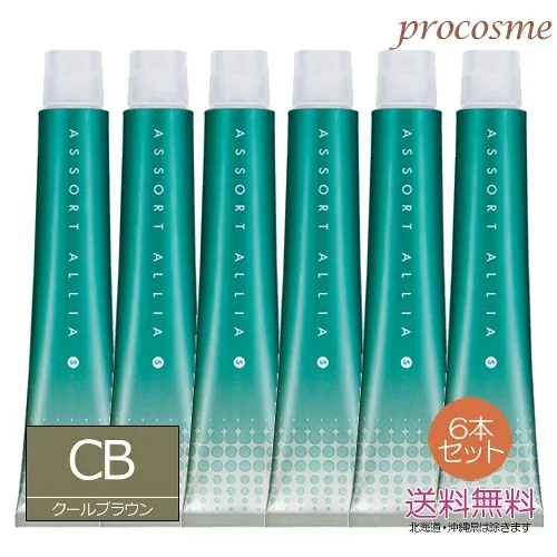 【6本セット】デミ アソート アリア S クールブラウン 12/11CB 1剤 80g×6本