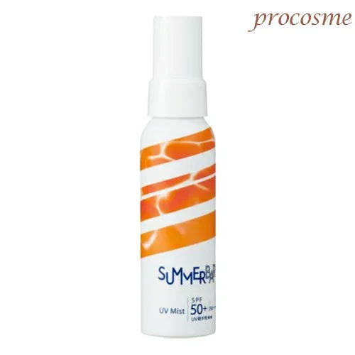 デミ サマーバー UVミスト 80ml|ベルガモットティーの香り SPF50+ PA++++ 耐水性★★|ツヤ髪UV 撥水密着 うるおい補給