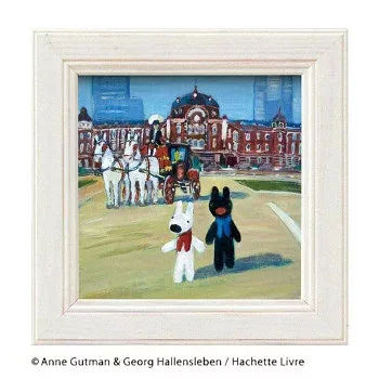 ユーパワー リサとガスパール ミニアートフレーム 「TOKYO STATION」 GL-00660 絵と額がセットになった商品