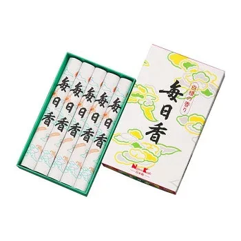 日本香堂 毎日香 中把5入 10101 こころのふるさと大切に【メール便対応】