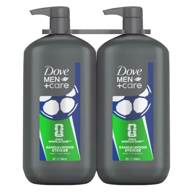 ダヴ メン+ケア ボディ&フェイスウォッシュ 946mL 2本セット Dove Men +Care Body & Face Wash, 32 fl oz, 2-pack 【お取り寄せ商品】