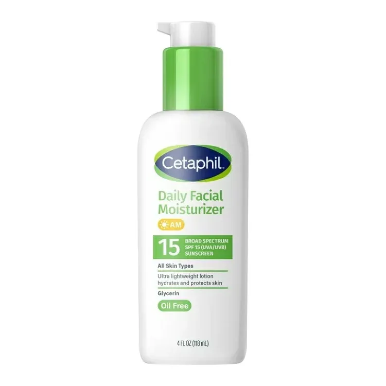 セタフィル デイリーフェイシャル モイスチャライザー SPF15 118ml Cetaphil Daily Facial Moisturizer Lotion for Sensitive Skin, Broad Spectrum SPF 15, 4 fl oz 【お取り寄せ商品】