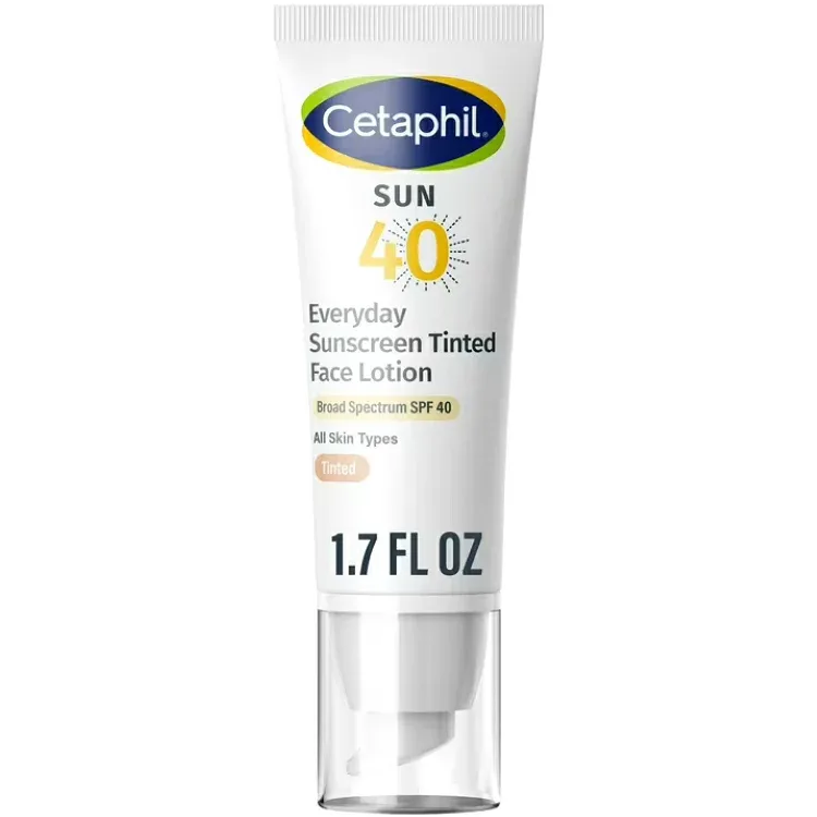 セタフィル フェイス用ティンテッド ミネラル日焼け止めローション SPF40 50ml Cetaphil Everyday Sunscreen Tinted Lotion for Face, 1.7 fl oz, 100% Mineral, SPF 40 【お取り寄せ商品】