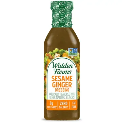 ウォルデンファームス セサミ ジンジャー ドレッシング 355mL Walden Farms Sesame Ginger Dressing, 12 oz 【お取り寄せ商品】