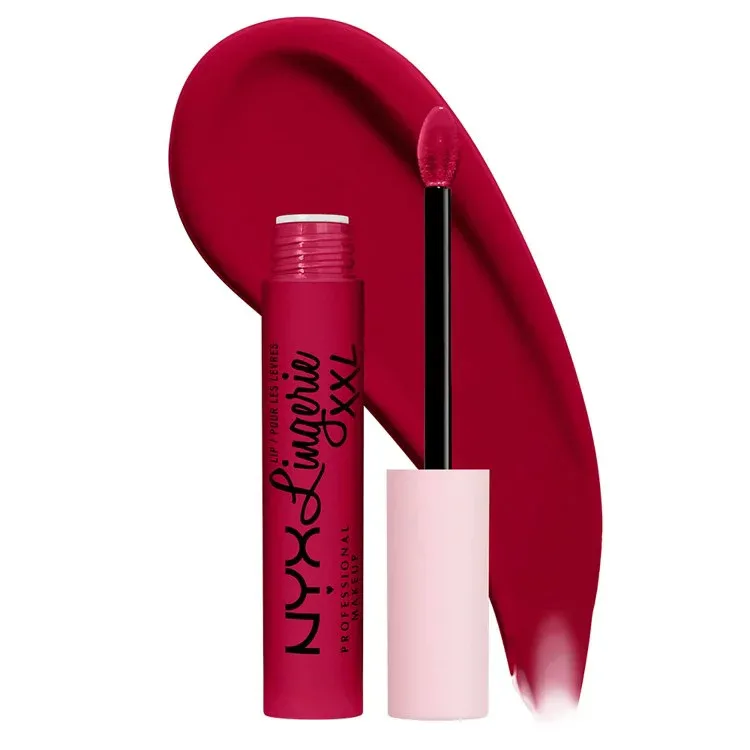 NYX プロフェッショナル メイクアップ リップランジェリー XXL スムースマット リキッドリップスティック スタミナ NYX Professional Makeup Lip Lingerie XXL Smooth Matte Liquid Lipstick, Stamina 【お取り寄せ商品】