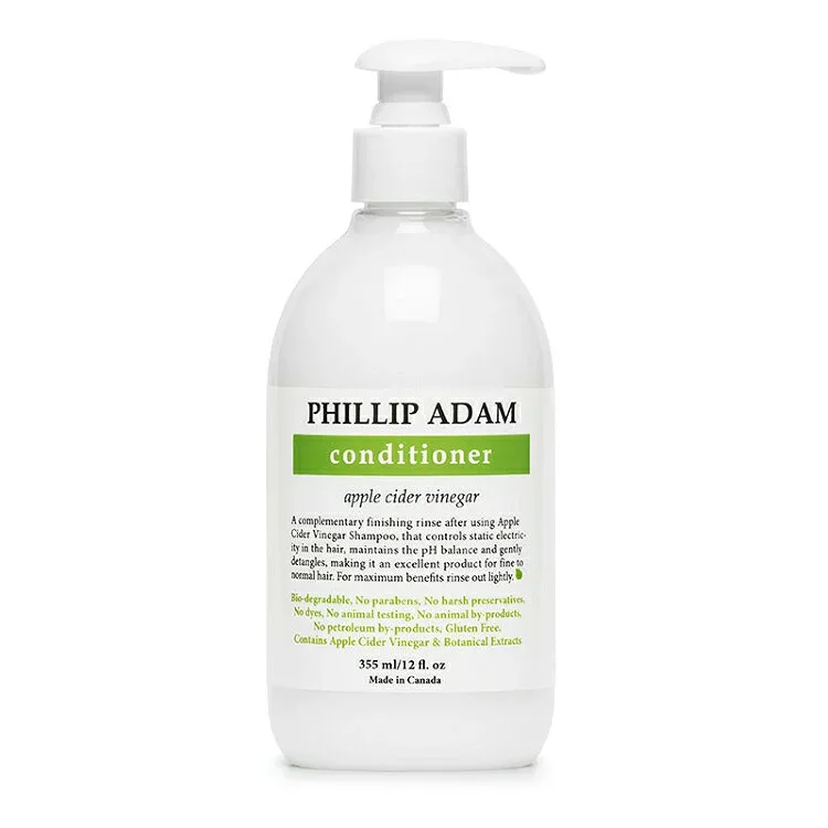 フィリップアダム アップルサイダービネガー コンディショナー 355ml PHILLIP ADAM Apple Cider Vinegar Conditioner 12 OUNCE 【お取り寄せ商品】