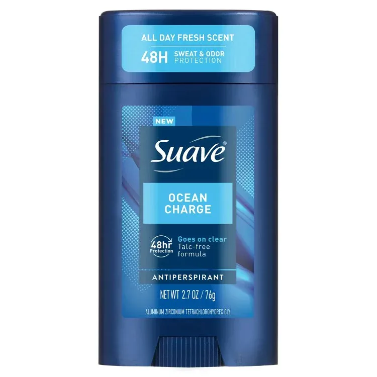 スアーブ オーシャンチャージ メンズ アンティパースピラント デオドラント マリン&ドリフトウッドの香り 76g 男性用 Suave Ocean Charge Men’s Antiperspirant Deodorant, Marine & Driftwood Scent, 2.7 oz 【お取り寄せ商品】
