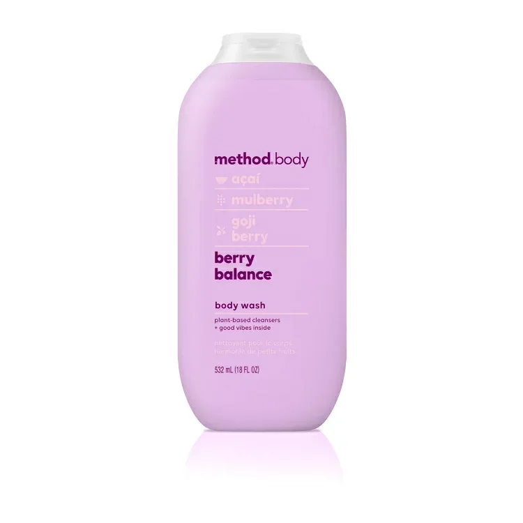 メソッド ボディウォッシュ ベリーバランス 532ml Method Body Wash, Berry Balance, 18 oz 【お取り寄せ商品】