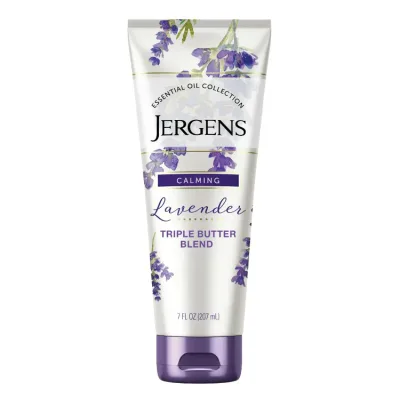ジャーゲンズ ハンド&ボディローション ラベンダーボディバター 保湿ケア 207mL Jergens Hand and Body Lotion, Lavender Body Butter Moisturizer, for Dry Skin, 7 oz 【お取り寄せ商品】