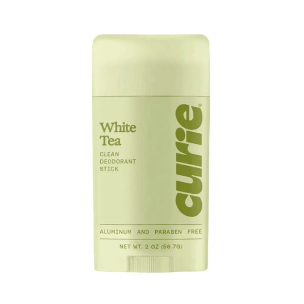 キュリー ナチュラル デオドラントスティック ホワイトティー アルミニウムフリー 57g Curie Natural Deodorant Stick, White Tea, Aluminum-Free, 2 oz 【お取り寄せ商品】