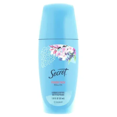 シークレット 女性用ロールオンタイプデオドラント パウダーフレッシュの香り 53mL Secret Roll-on Deodorant for Women, Powder Fresh, 1.8 fl oz 【お取り寄せ商品】