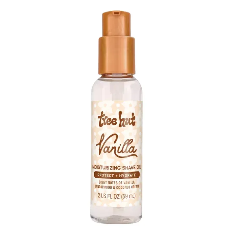 ツリーハット バニラ ミニ モイスチャライジング シェーブオイル 約59mL Tree Hut Vanilla Mini Moisturizing Shave Oil - 2 fl oz 【お取り寄せ商品】