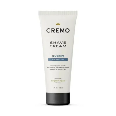 クレモ メンズ 濃縮シェーブクリーム 敏感肌用 無香料 180mL Cremo Sensitive Skin Concentrated Shave Cream, Unscented, 6 fl oz 【お取り寄せ商品】
