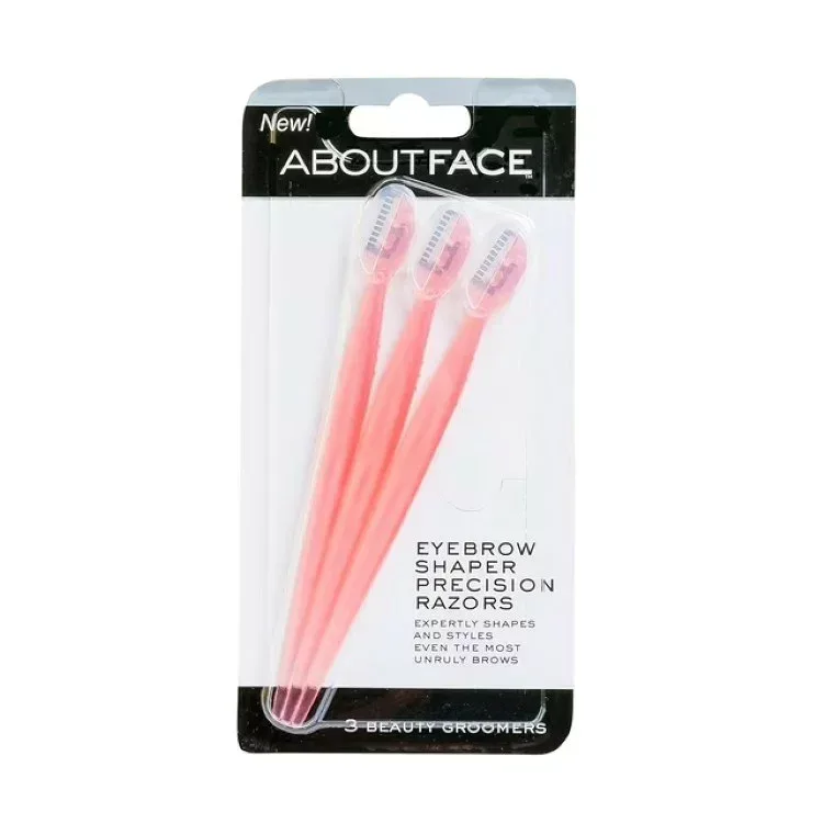 アバウトフェイス 眉シェービングレザー 使い捨て About Face Eyebrow Shaper Precision Disposable Razors 【お取り寄せ商品】