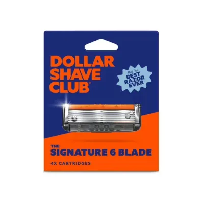 ダラーシェーブクラブ メンズカミソリ 6枚刃 替刃 4個入り Dollar Shave Club Men's Razor 6-Blade Razor Blade Refills 4 Count 【お取り寄せ商品】