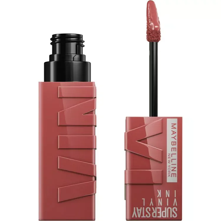 メイベリン スーパー ステイ ヴィニルインク リキッドリップスティック 115 ペッピー Maybelline Super Stay Vinyl Ink No-Budge Longwear Liquid Lipcolor, 115 Peppy 【お取り寄せ商品】